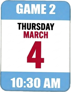 Mayhem School Day Game Thursday March 4, 2027
