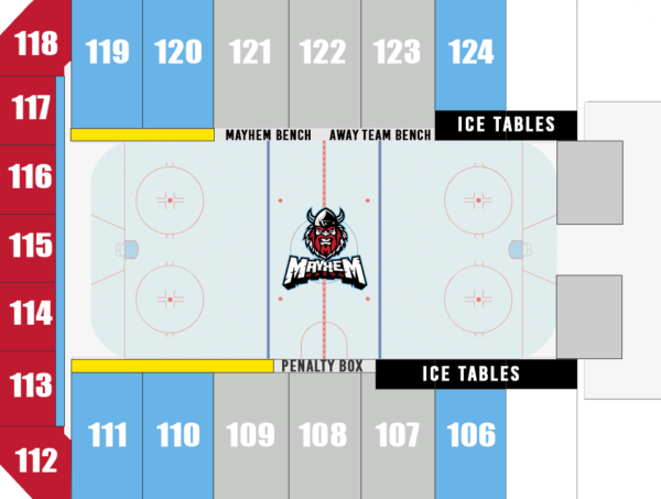 Mayhem Seating Chart